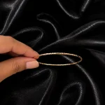 14K GOLD KAPLAMA BURMA LAZER KESİM AJDA KELEPÇE LUXURY BİLEKLİK – FK14K0060-8316 - Ayşe Kafkas Butik