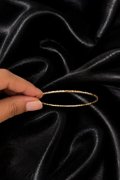 14K GOLD KAPLAMA BURMA LAZER KESİM AJDA KELEPÇE LUXURY BİLEKLİK – FK14K0060-8316 - Ayşe Kafkas Butik