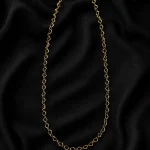 14K GOLD KAPLAMA BİTİŞİK MİNİMAL KALPLER ZİNCİR 45 CM LUXURY KOLYE – FK14K0075-4792 - Ayşe Kafkas Butik