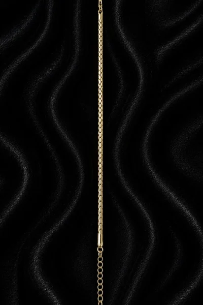 14K GOLD KAPLAMA MİNİMAL KÜP ZİNCİR TASARIM LUXURY BİLEKLİK – FK14K0100-8226 - Ayşe Kafkas Butik