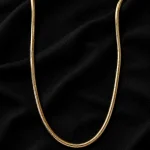14K GOLD KAPLAMA BALIK SIRTI İTALYAN ZİNCİR 45 CM LUXURY KOLYE – FK14K0125-4788 - Ayşe Kafkas Butik
