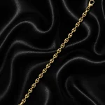 14K GOLD KAPLAMA TOMBUL BÜYÜK GEMİCİ ZİNCİR TASARIM LUXURY BİLEKLİK – FK14K0125-8242 - Ayşe Kafkas Butik