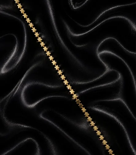 14K KAPLAMA GOLD BİTİŞİK ORTA BOY YILDIZLAR LUXURY BİLEKLİK – FK14K0175-1111 - Ayşe Kafkas Butik