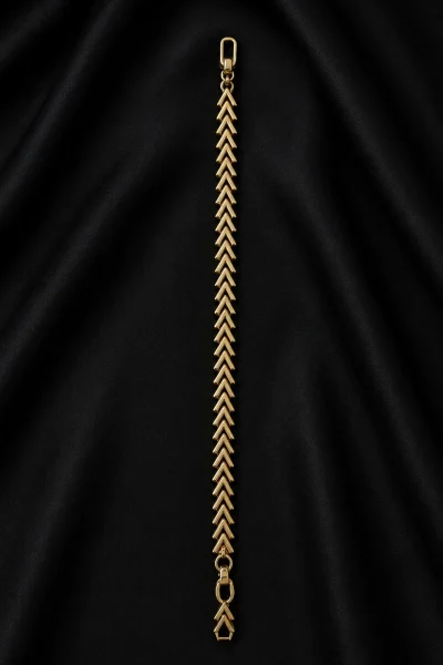14K GOLD KAPLAMA TAŞSIZ V TASARIM LUXURY BİLEKLİK – FK14K0175-8196 - Ayşe Kafkas Butik