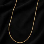 GOLD SLİM İTALYAN ZİNCİR ÇELİK KOLYE 45 CM – FKÇLK0060-1450 - Ayşe Kafkas Butik