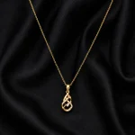 GOLD İÇİ KRİSTAL TAŞLI KAFES TASARIM KOLYE – FKÇLK0065-4938 - Ayşe Kafkas Butik