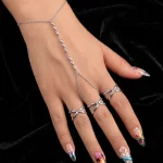 SİLVER SIRALI OVAL TOPÇUK TASARIM LUXURY ŞAHMERAN – FKSH0125-1285 - Ayşe Kafkas Butik