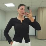 KAŞKORSE PAMUK DOKULU V YAKA BODY